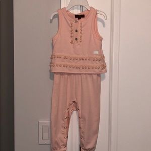 Baby Girl 18M Pink 7 for all Mankind Romper